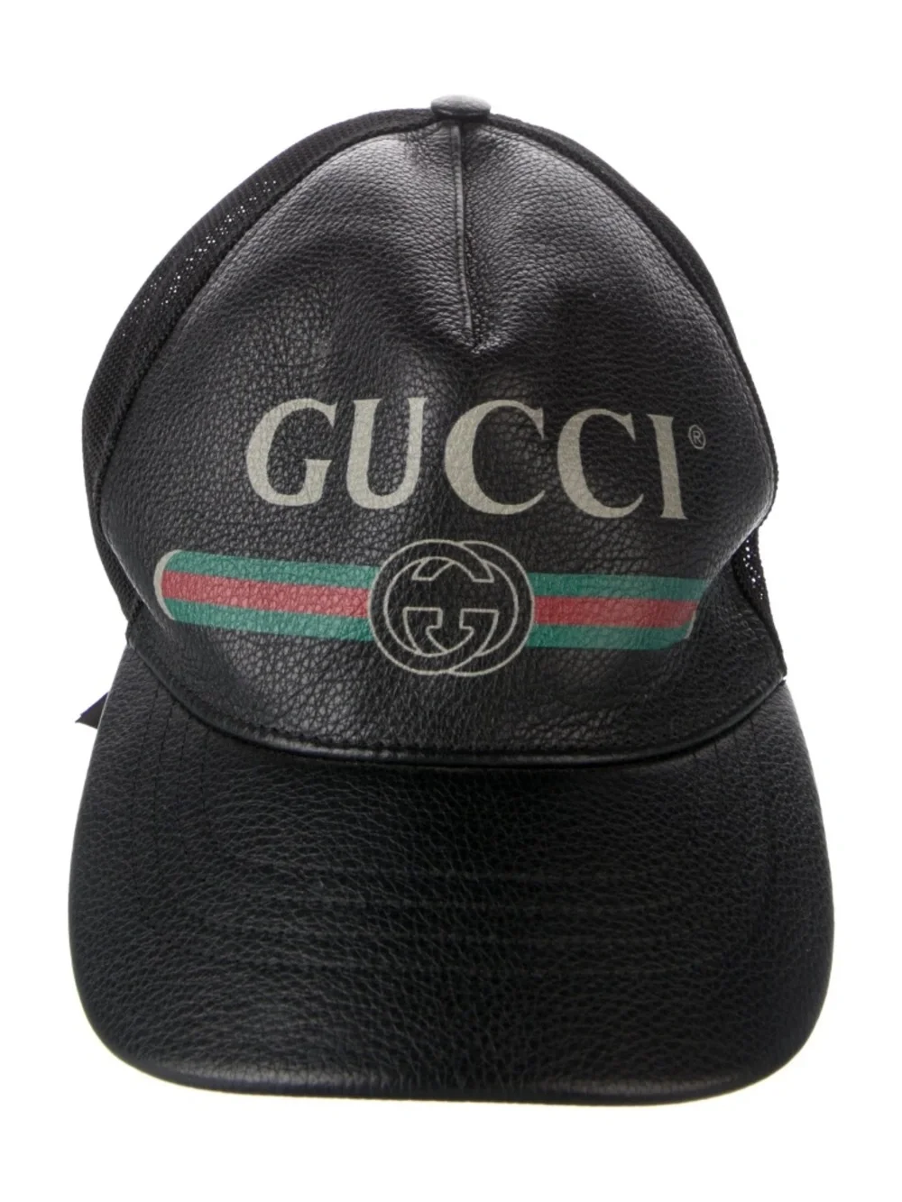 Gucci Leather Baseball Cap